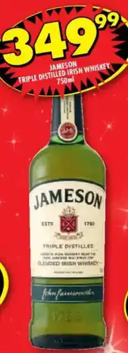 Shoprite Liquor Jameson triple distilled irish whiskey offer