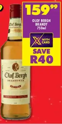 Shoprite Liquor Olof bergh brandy offer