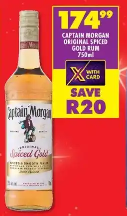 Shoprite Liquor Captain morgan original spiced gold rum offer
