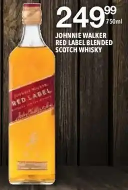Shoprite Liquor Johnnie walker red label blended scotch whisky offer