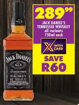 Shoprite Liquor Jack daniel's tennessee whiskey offer