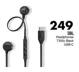Save Hyper JBL Headphones T305c Black USB-C offer