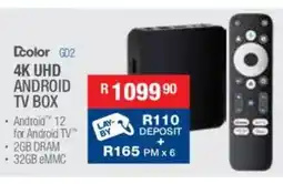 Cash Crusaders Dcolor 4k uhd android tv box offer