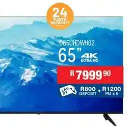 Cash Crusaders Dixon 65" 4K Ultra HD Smart TV offer