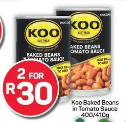 Pick n Pay Koo Baked Beans In Tomato Sauce 400/410g offer