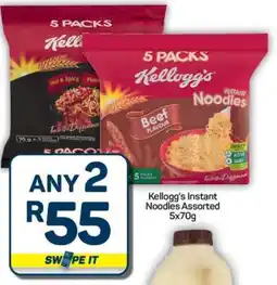 Pick n Pay Hypermarket Kellogg's Instant Noodles Assorted 5x70g offer