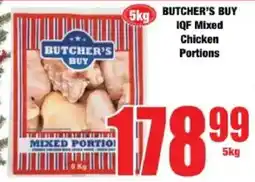 Boxer BUTCHER'S BUY IQF Mixed Chicken Portions offer