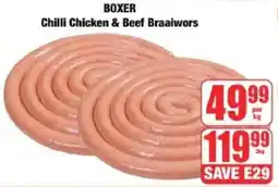 Boxer BOXER Chilli Chicken & Beef Braaiwors offer