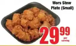 Boxer Wors Stew Plate offer