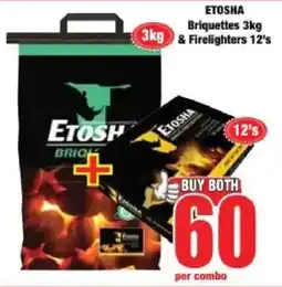 Boxer ETOSHA Briquettes & Firelighters offer