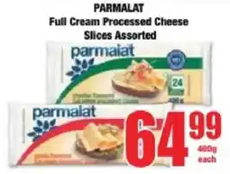 Boxer PARMALAT Full Cream Processed Cheese Slices Assorted offer