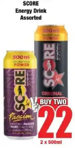 Boxer SCORE Energy Drink Assorted offer
