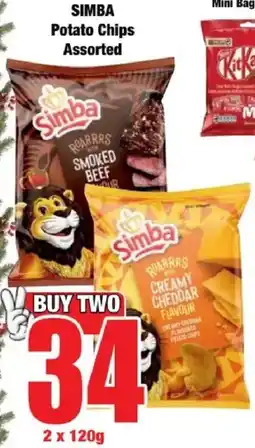 Boxer SIMBA Potato Chips Assorted offer