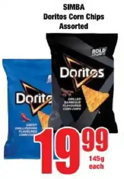 Boxer SIMBA Doritos Corn Chips Assorted offer