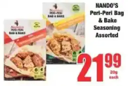 Boxer NANDO'S Peri-Peri Bag & Bake Seasoning Assorted offer