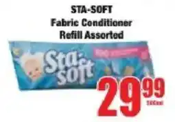 Boxer STA-SOFT Fabric Conditioner Refill Assorted offer