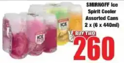 Boxer SMIRNOFF Ice Spirit Cooler Assorted Cans offer