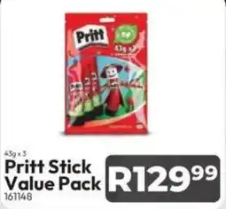 Crazy Plastics Pritt Stick Value Pack offer