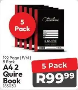 Crazy Plastics A4 2 Quire Book offer