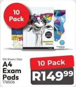 Crazy Plastics A4 Exam Pads offer