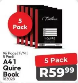 Crazy Plastics A4 1 Quire Book offer