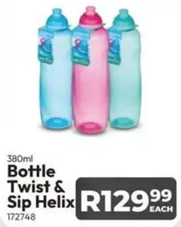 Crazy Plastics Bottle Twist & Sip Helix offer