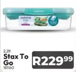 Crazy Plastics Sistema Stax To Go offer