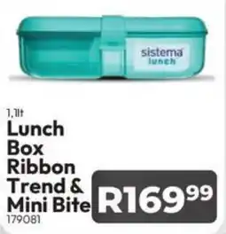 Crazy Plastics Lunch Box Ribbon Trend & Mini Bite offer