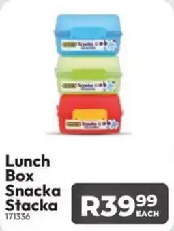 Crazy Plastics Lunch Box Snacka Stacka offer