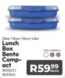 Crazy Plastics Lunch Box Bento Compact offer