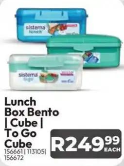 Crazy Plastics Lunch Box Bento/ Cube/ To Go Cube offer