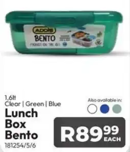 Crazy Plastics Addis Lunch Box Bento offer