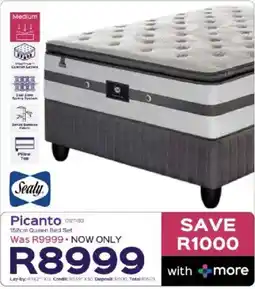 Sleepmasters Sealy Picanto 152cm Queen Bed Set offer