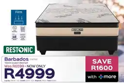Sleepmasters Restonic Barbados 152cm Queen Bed Set offer
