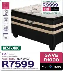Sleepmasters Restonic Bali 152cm Queen Bed Set offer