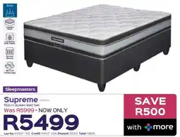 Sleepmasters Sleepmasters 152cm Queen Bed Set offer