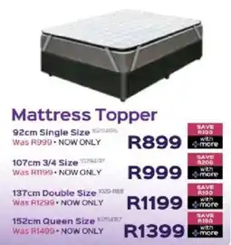 Sleepmasters Sleepmasters Mattress Topper offer