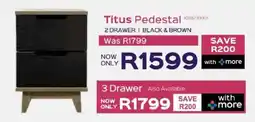 Sleepmasters Steel&Rose Titus Pedestal offer