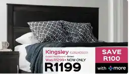 Sleepmasters Steel&Rose Kingsley Queen Headboard offer