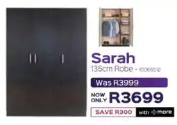 Sleepmasters Steel&Rose Sarah 135cm Robe offer