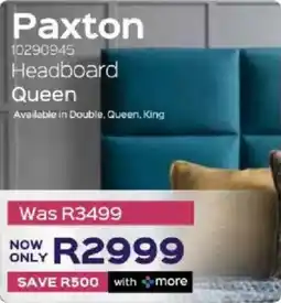 Sleepmasters Steel&Rose Paxton Headboard Queen offer