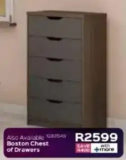 Sleepmasters Steel&Rose Boston Chest of Drawers offer