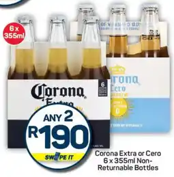 Pick n Pay Liquor Corona Extra or Cero Non-Returnable Bottles offer
