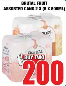 Boxer Liquors Brutal fruit assorted cans offer