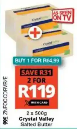 Checkers Hyper Crystal Valley Salted Butter offer