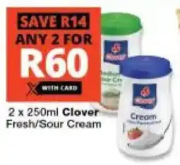 Checkers Hyper Clover Fresh/ Sour Cream offer