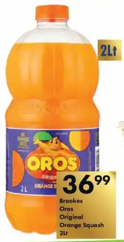President Hyper Brookes Oros Original Orange Squash offer