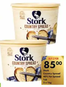 President Hyper Stork Country Spread 40% Fat Spread Tub offer