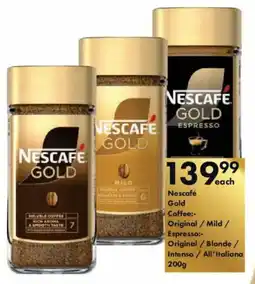 President Hyper Nescafé Gold Coffee Original/ Mild/ Espresso Original/ Blonde/ Intenso/ All'Italiana offer