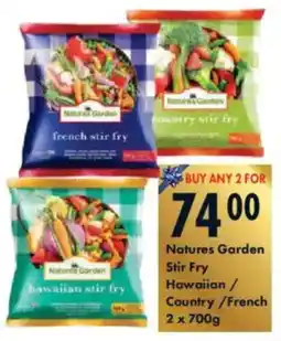 President Hyper Natures Garden Stir Fry Hawaiian/ Country/ French offer